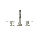 Meir Harrington 3-hole Basin Set - Brushed Nickel