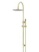 Meir Round Gooseneck Shower Set with 300mm rose, Single-Function Hand Shower - PVD Tiger Bronze