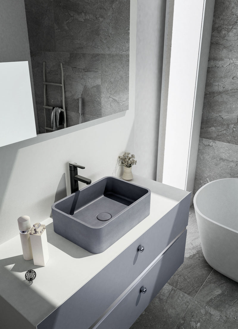 Rimini Concrete Basin French Grey