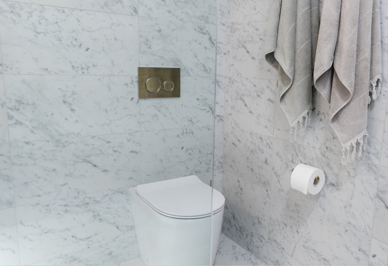 Meir Sigma 21 Dual Flush Plates for Geberit - Tiger Bronze PVD