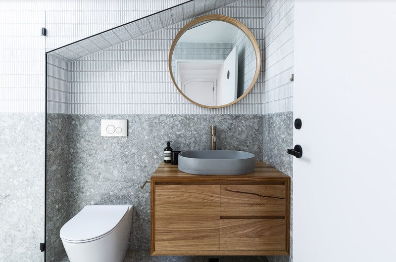 Meir Sigma 21 Dual Flush Plates for Geberit - Brushed Nickel PVD