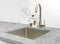Meir Round Gooseneck Kitchen Mixer Tap - PVD Brushed Nickel