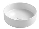 Novelli Matte White 360mm Round Above Counter Basin