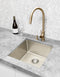 Meir Lavello Kitchen Sink - Single Bowl 450 x 450 - Brushed Nickel