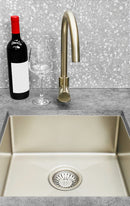 Meir Lavello Kitchen Sink - Single Bowl 380 x 440 - Brushed Nickel