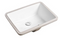 Novelli Undermount Basin With Overflow - Gloss White
