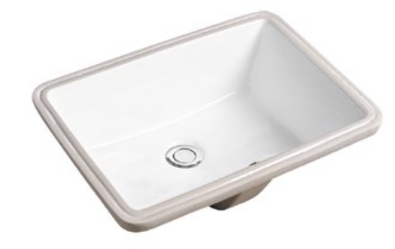 Novelli Undermount Basin With Overflow - Gloss White