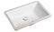 Novelli Undermount Basin With Overflow - Gloss White