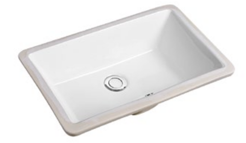 Novelli Undermount Basin With Overflow - Gloss White