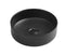 Novelli Matte Black 360mm Round Above Counter Basin