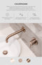 Meir Round Wall Mixer - Champagne