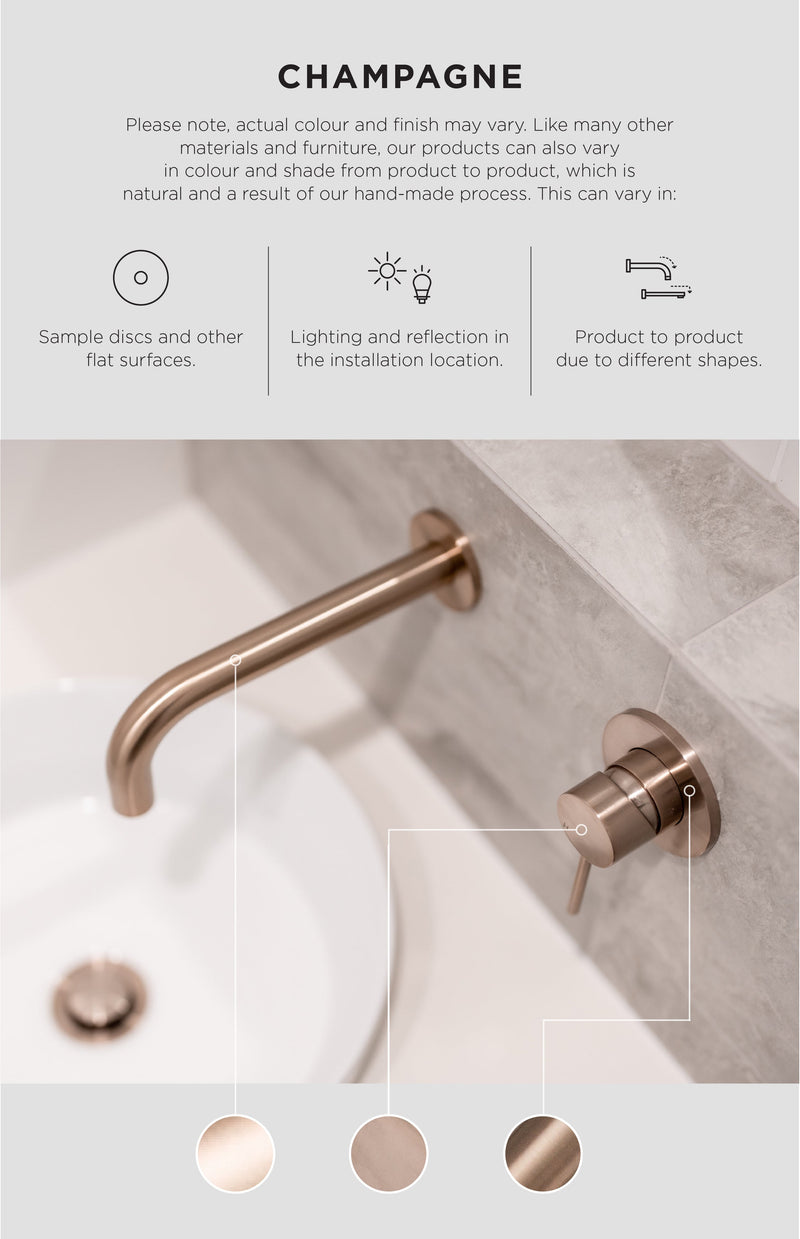 Meir Piccola Basin Mixer Tap - Champagne