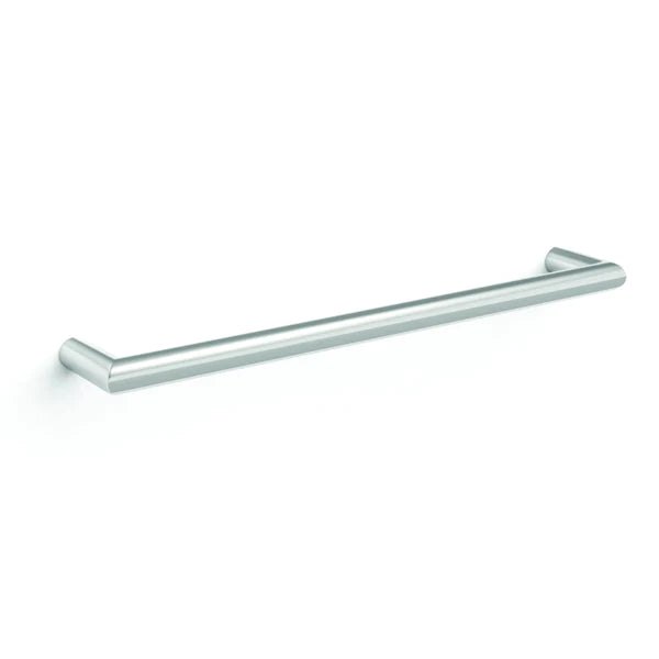 Thermogroup Round Single Bar Heated Towel Rail 632mm Polished Stainless