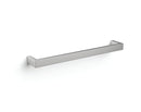 Thermogroup Square Single Bar Heated Towel Rail 632mm Polished Stainless