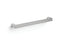 Thermogroup Square Single Bar Heated Towel Rail 632mm Polished Stainless