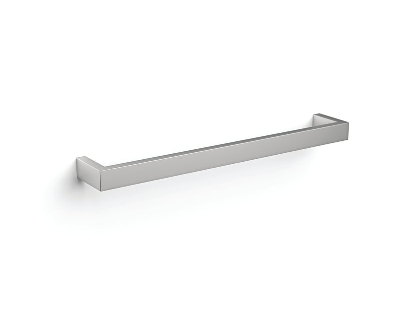 Thermogroup Square Single Bar Heated Towel Rail 632mm Polished Stainless