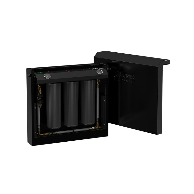 Puretec Filterwall F5 Whole House Water Filter - Midnight Black