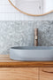 Meir Round Pinless Tall Basin Mixer - Champagne