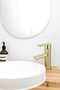 Meir Round Paddle Basin Mixer - Tiger Bronze