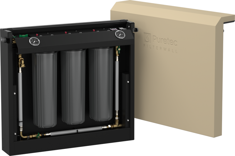 Puretec FilterWall F6 Whole House Water Filter - Buttercup Cream