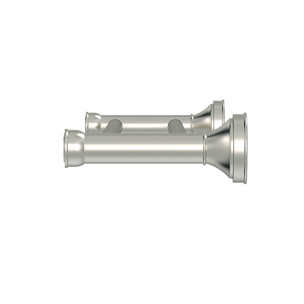 Meir Harrington Double Towel Rail 750mm - Brushed Nickel