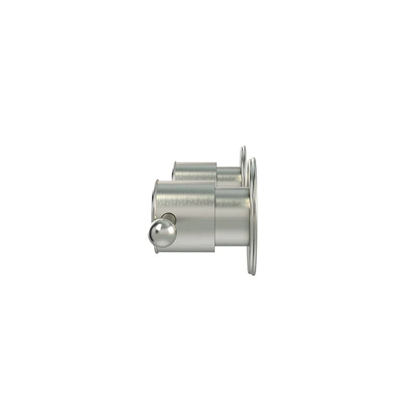 Meir Harrington Quarter Turn Wall Tap Set - Brushed Nickel