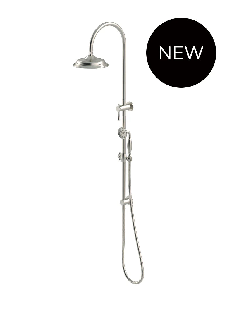 Meir Harrington Combination Shower Rail Set - Brushed Nickel