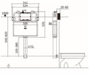 Novelli Rimless Inwall Toilet Suite