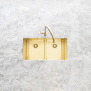 Meir Lavello Dish Draining Tray - Brushed Bronze Gold