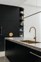Meir Round Piccola Pull Out Kitchen Mixer Tap - PVD Tiger Bronze