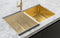 Lavello Stainless Steel rolling mat protector - Brushed Bronze Gold