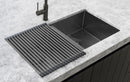 Meir Lavello Stainless Steel rolling mat protector - PVD Gunmetal Black