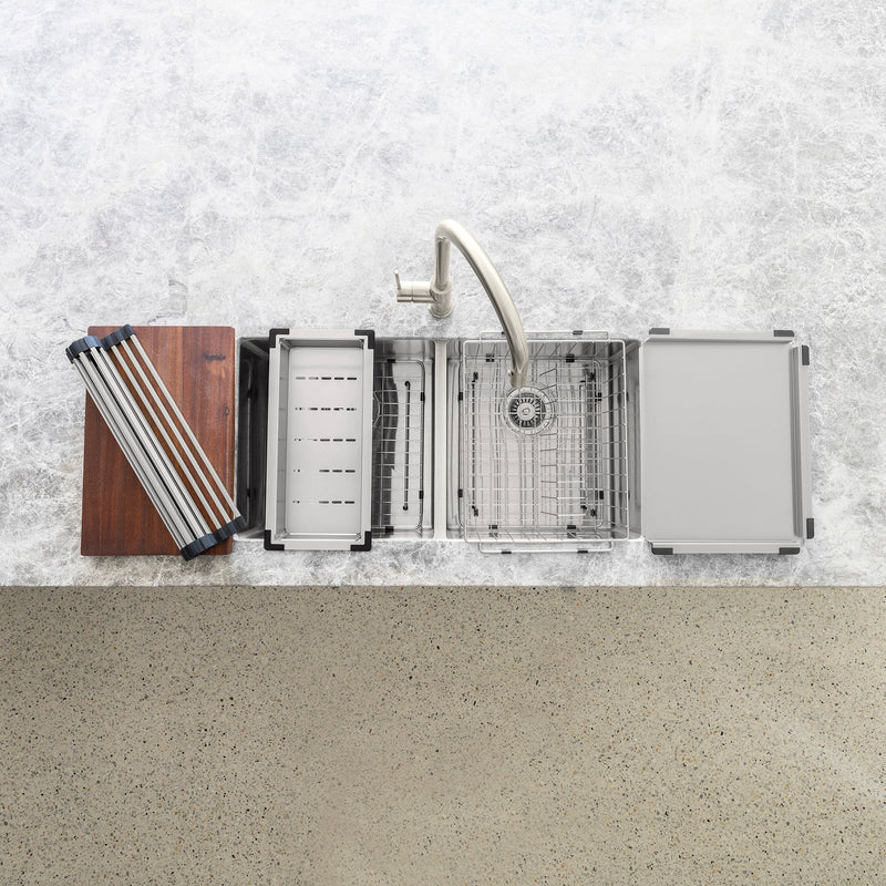 Meir Lavello Stainless Steel rolling mat protector