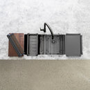 Meir Lavello Dish Draining Tray - PVD Gunmetal Black