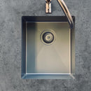 Meir Lavello Bar Sink - Single Bowl 382 x 272 - Brushed Nickel