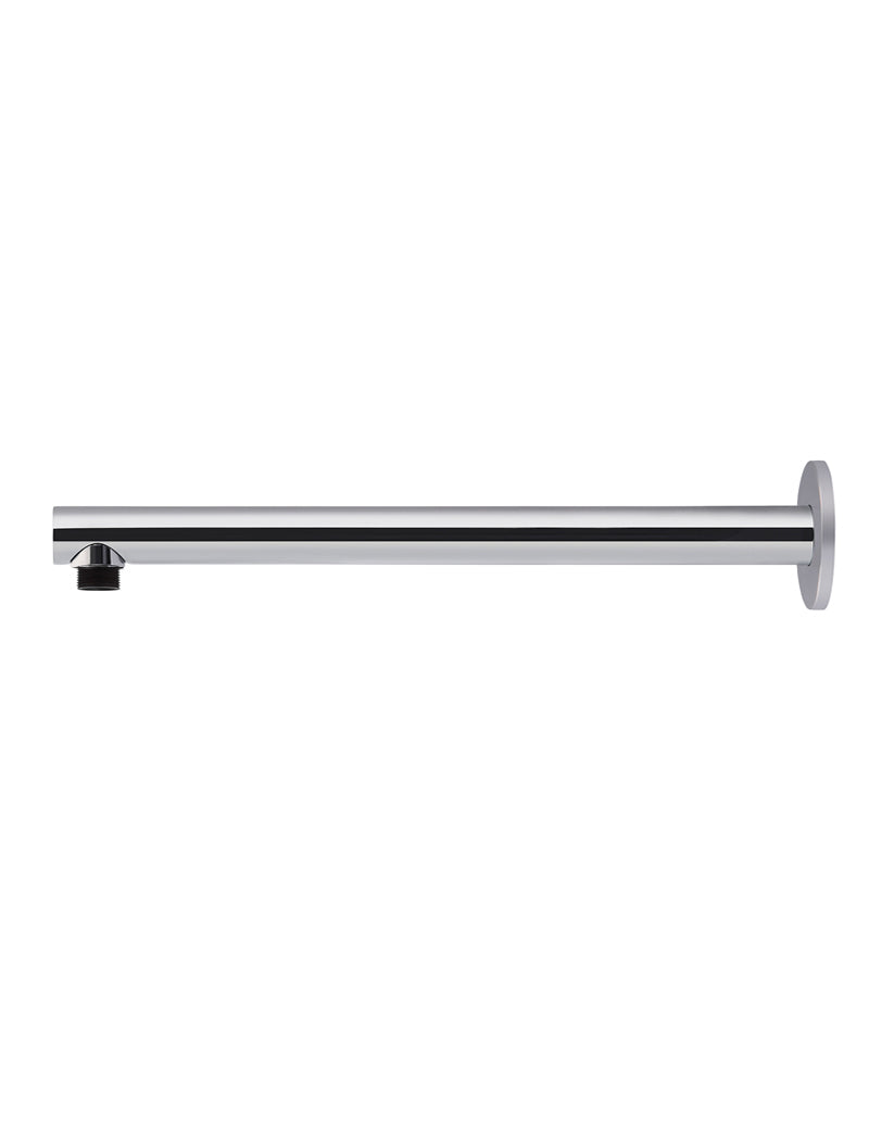 Meir Round Wall Shower Arm 400mm - Polished Chrome