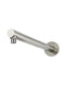 Meir Round Wall Shower Arm 400mm - PVD Brushed Nickel