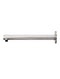 Round Wall Shower Arm 400mm - PVD Brushed Nickel