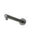 Round Wall Shower Arm 400mm - Shadow Gunmetal