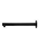 Meir Round Wall Shower Arm 400mm - Matte Black