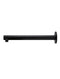 Meir Round Wall Shower Arm 400mm - Matte Black