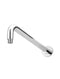 Meir Round Wall Shower Curved Arm 400mm - Polished Chrome