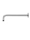 Meir Round Wall Shower Curved Arm 400mm - Polished Chrome