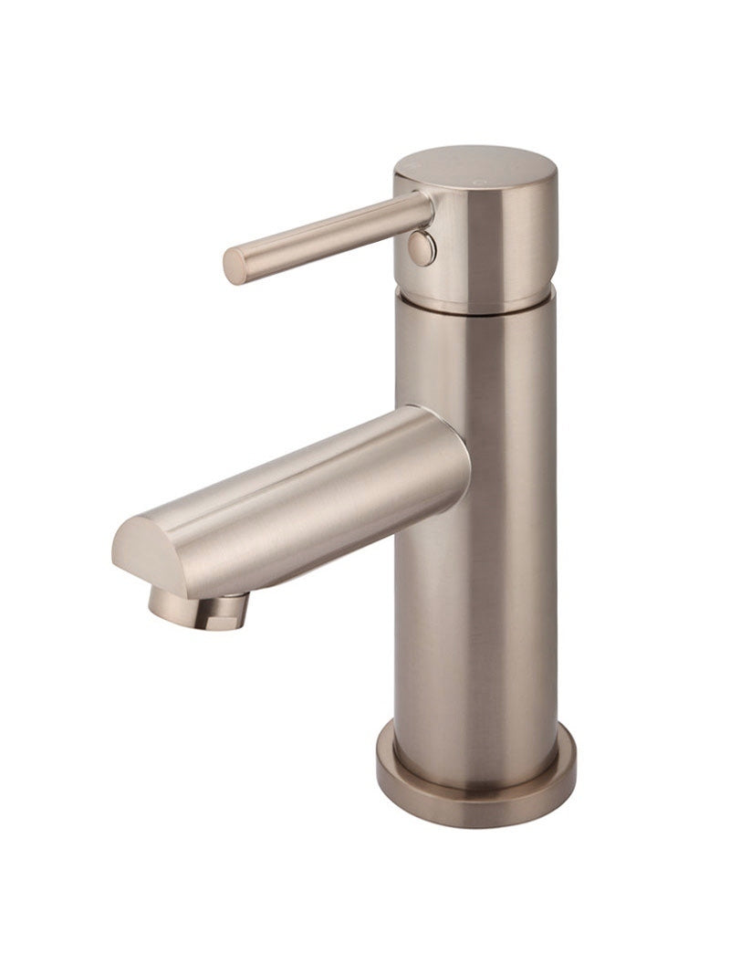 Meir Round Basin Mixer - Champagne