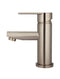 Meir Round Paddle Basin Mixer - Champagne