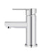 Meir Round Paddle Basin Mixer - Polished Chrome