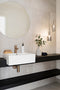 Meir Round Pinless Basin Mixer - Champagne