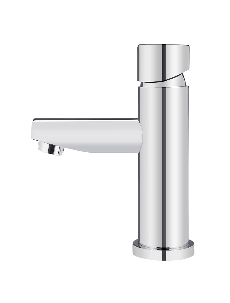 Meir Round Pinless Basin Mixer - Polished Chrome