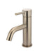 Meir Round Basin Mixer Curved - Champagne
