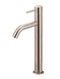 Meir Piccola Tall Basin Mixer Tap with 130mm Spout - Champagne